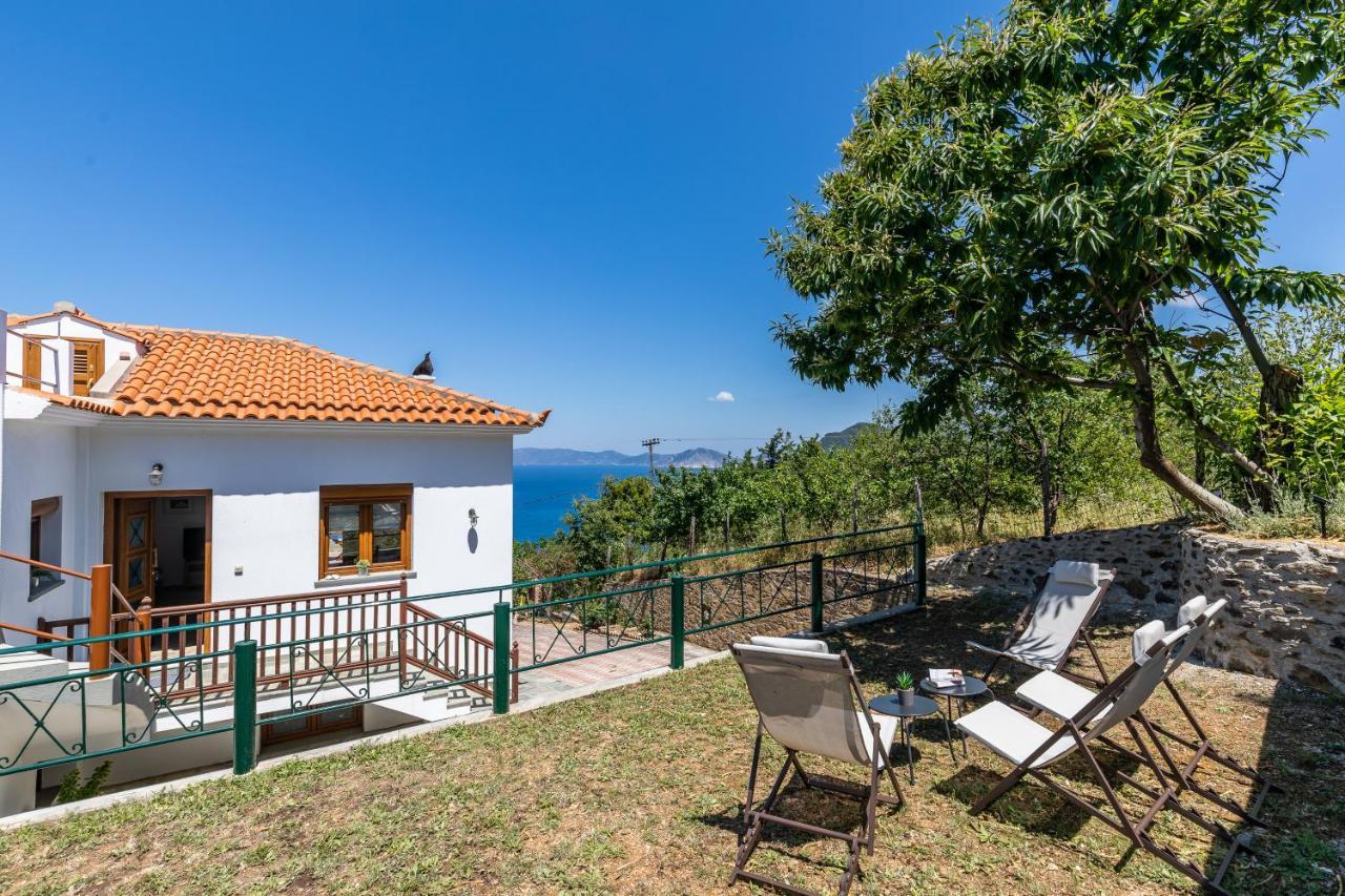 Villa Margini, Aegean Views , Pool Villa, Skopelos Экстерьер фото