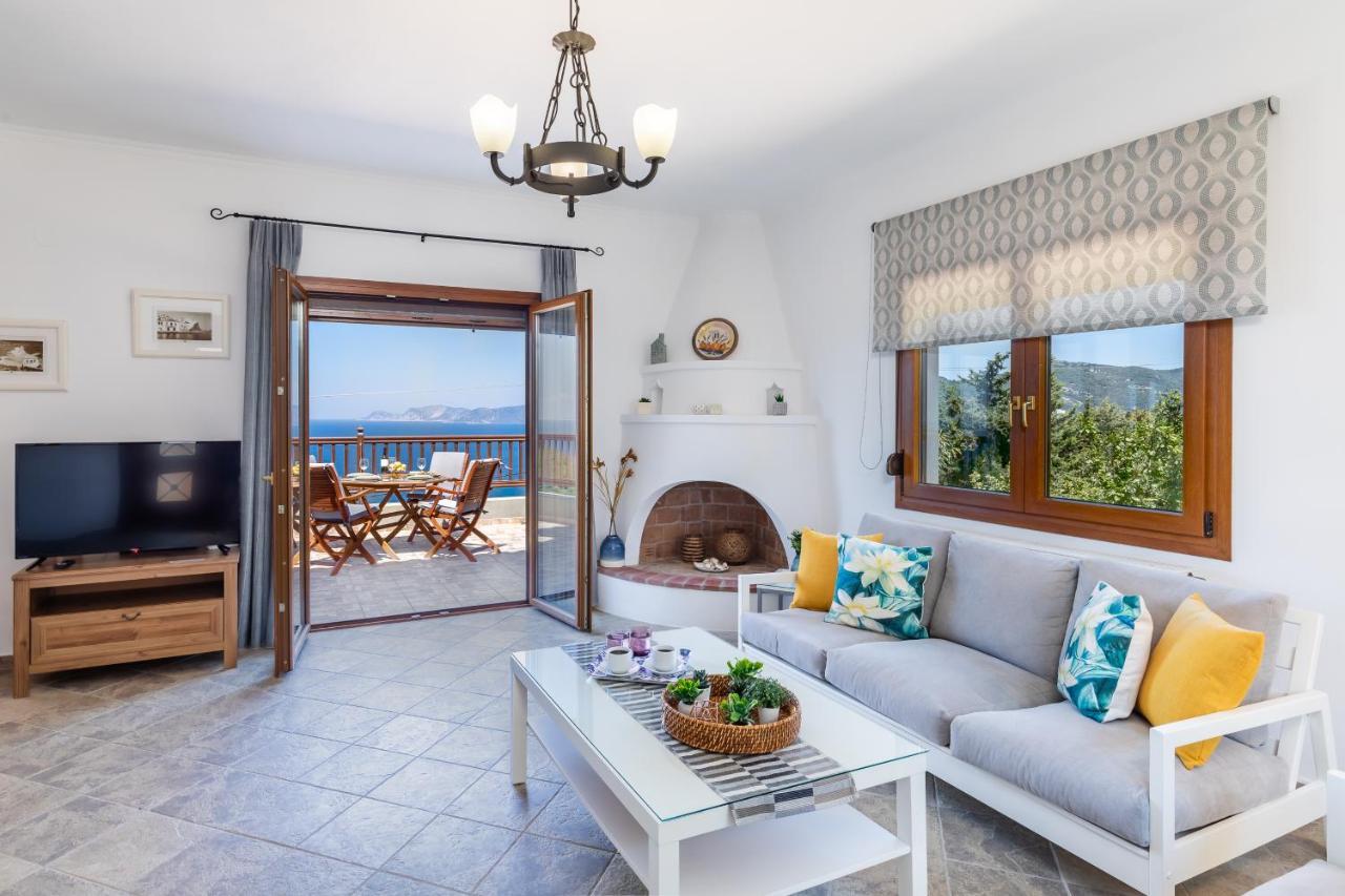 Villa Margini, Aegean Views , Pool Villa, Skopelos Экстерьер фото